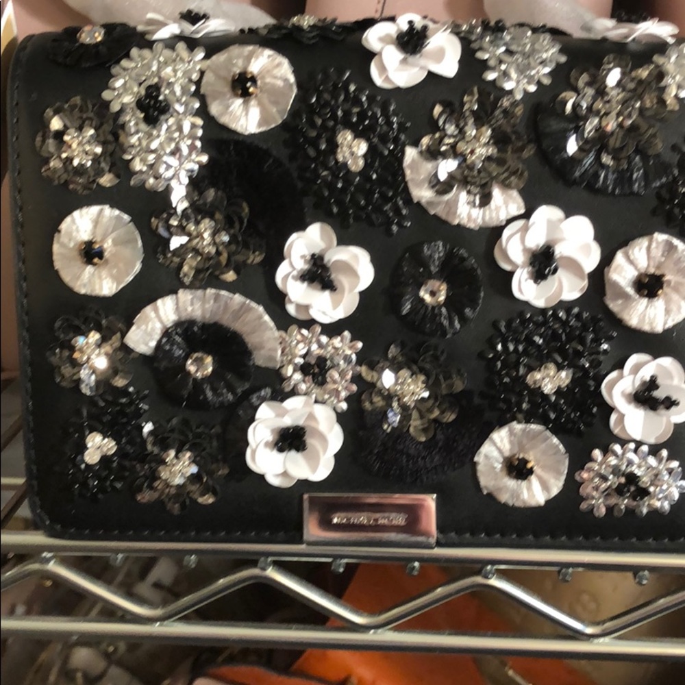 Michael Kors Jade Clutch Black